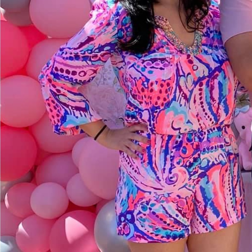 Beautiful lily romper